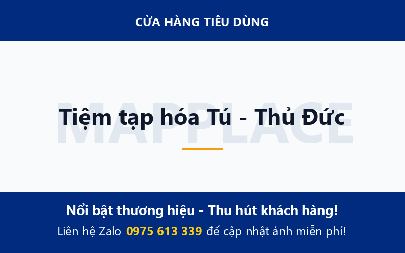 Tiệm tạp hóa Tú - Thủ Đức