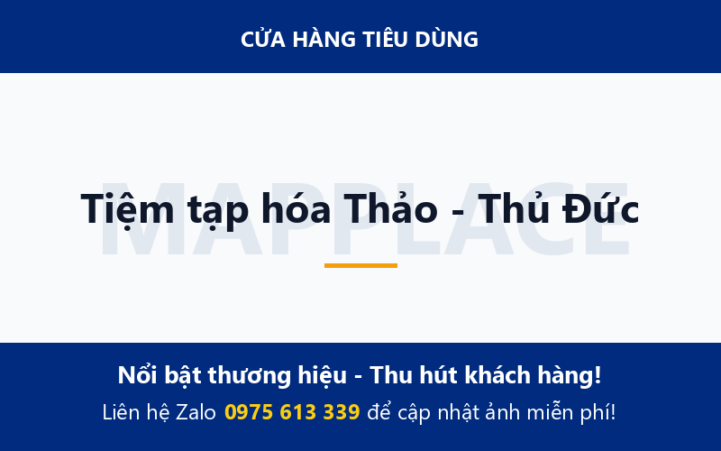 Tiệm tạp hóa Thảo - Thủ Đức
