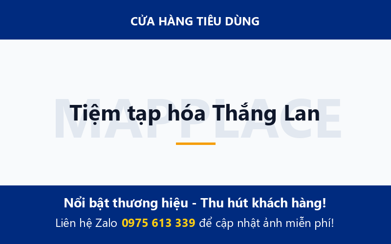 Tiệm tạp hóa Thắng Lan