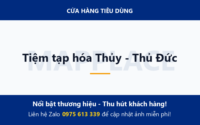 Tiệm tạp hóa Thủy - Thủ Đức