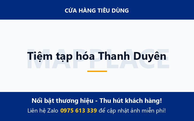 Tiệm tạp hóa Thanh Duyên