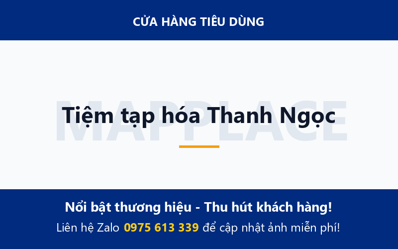 Tiệm tạp hóa Thanh Ngọc