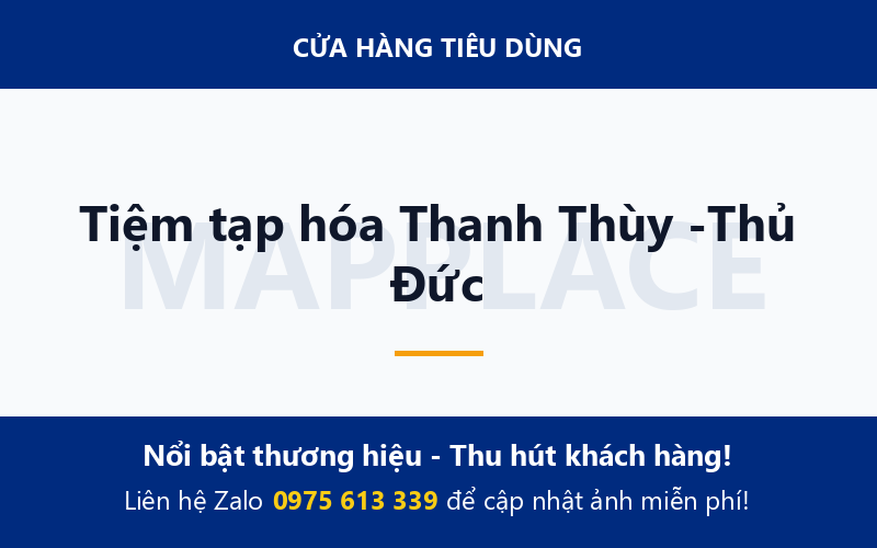 Tiệm tạp hóa Thanh Thùy -Thủ Đức