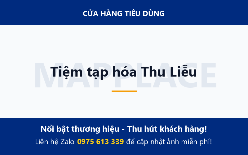 Tiệm tạp hóa Thu Liễu