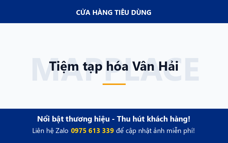 Tiệm tạp hóa Vân Hải