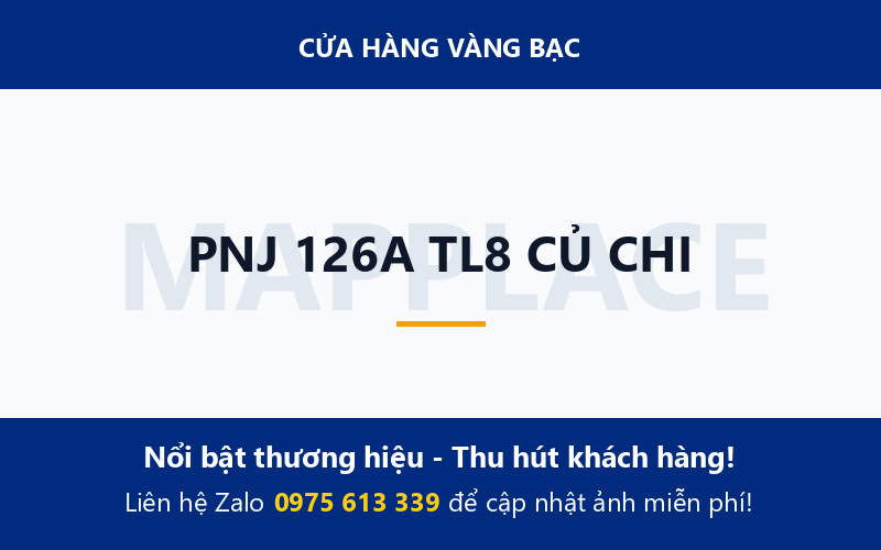 PNJ 126A TL8 CỦ CHI