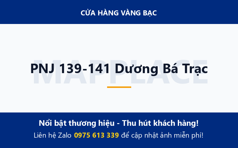 PNJ 139-141 Dương Bá Trạc