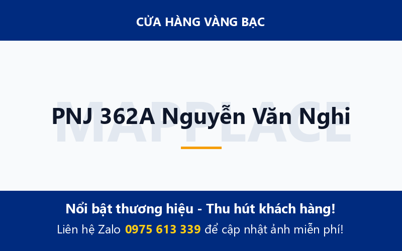 PNJ 362A Nguyễn Văn Nghi