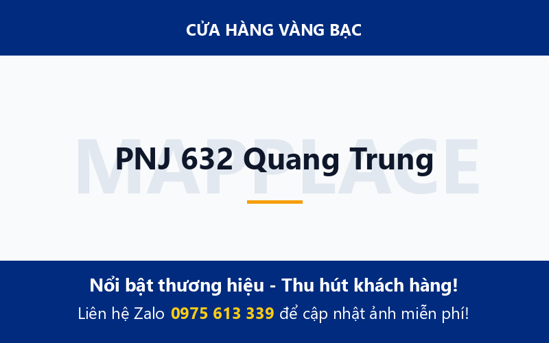PNJ 632 Quang Trung