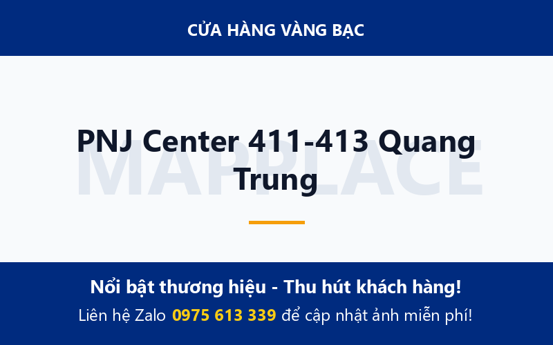 PNJ Center 411-413 Quang Trung