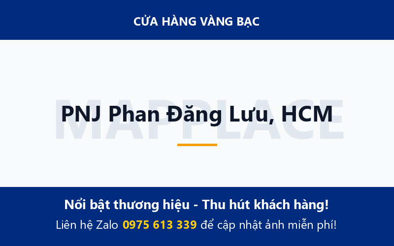 PNJ Phan Đăng Lưu, HCM