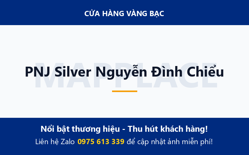 PNJ Silver Nguyễn Đình Chiểu