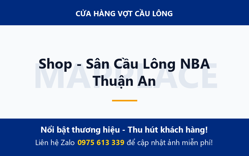 Shop - Sân Cầu Lông NBA Thuận An
