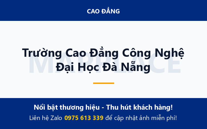 Trường Cao Đẳng Công Nghệ Đại Học Đà Nẵng