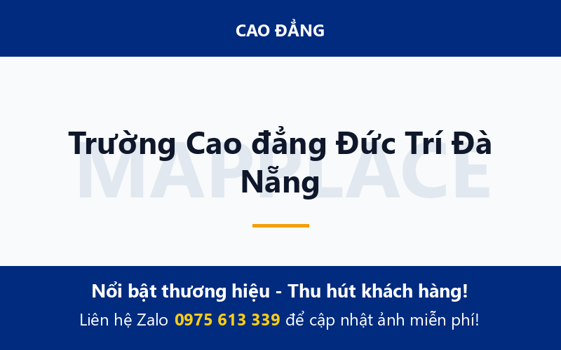 Trường Cao đẳng Đức Trí Đà Nẵng