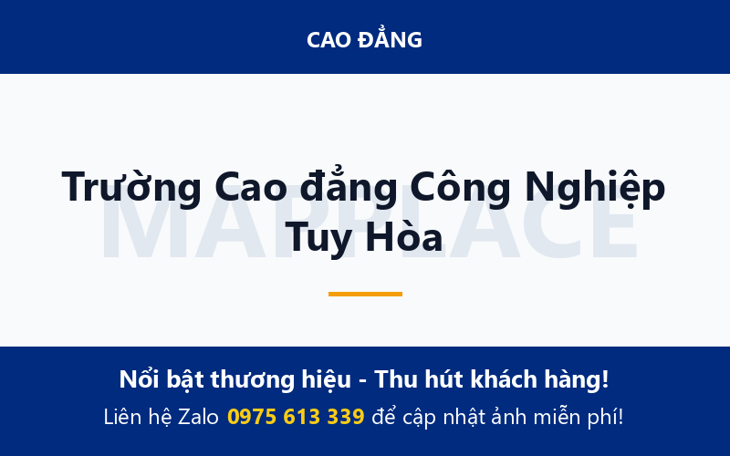 Trường Cao đẳng Công Nghiệp Tuy Hòa