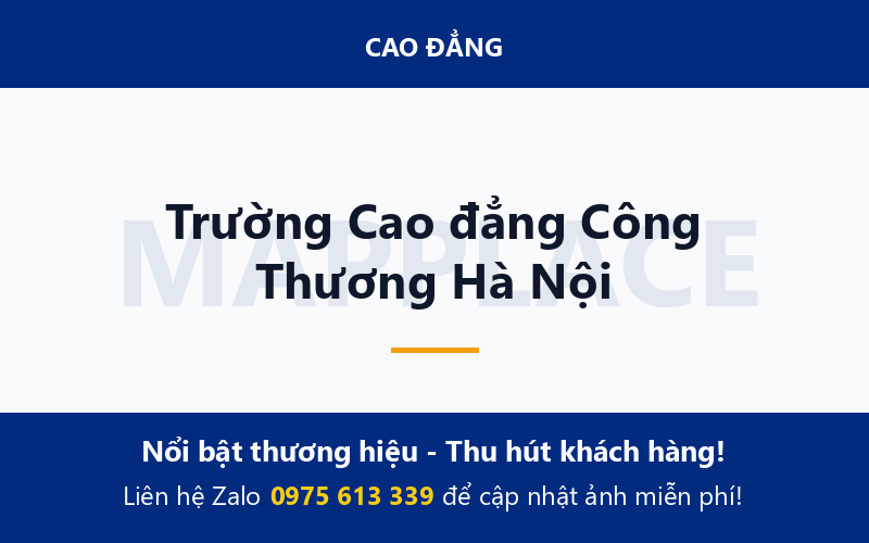 Trường Cao đẳng Công Thương Hà Nội