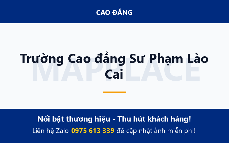 Trường Cao đẳng Sư Phạm Lào Cai