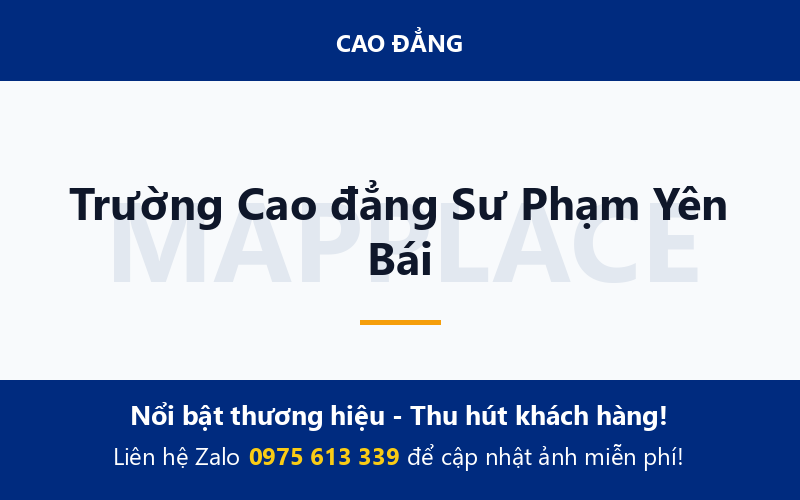 Trường Cao đẳng Sư Phạm Yên Bái