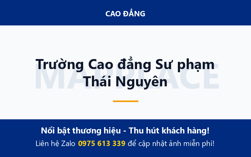 Trường Cao đẳng Sư phạm Thái Nguyên