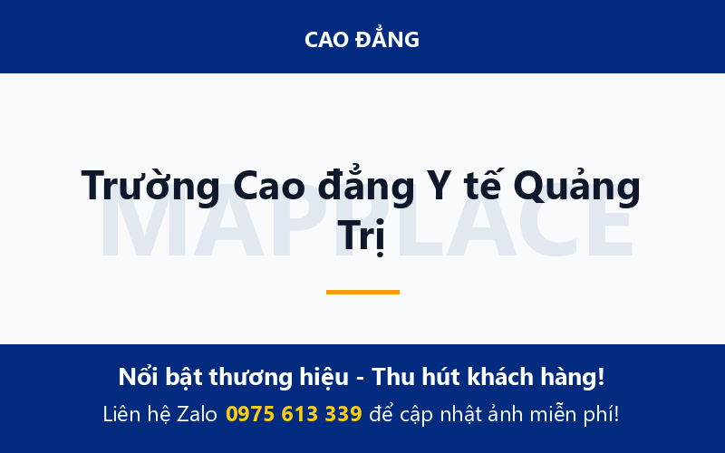 Trường Cao đẳng Y tế Quảng Trị