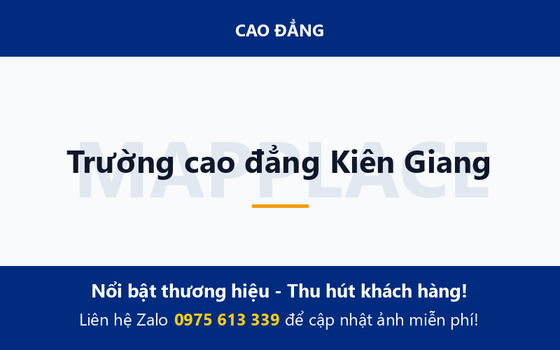 Trường cao đẳng Kiên Giang