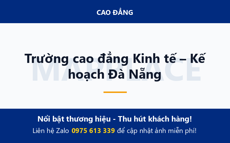 Trường cao đẳng Kinh tế – Kế hoạch Đà Nẵng
