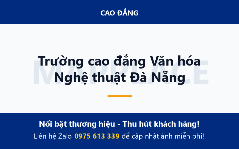 Trường cao đẳng Văn hóa Nghệ thuật Đà Nẵng