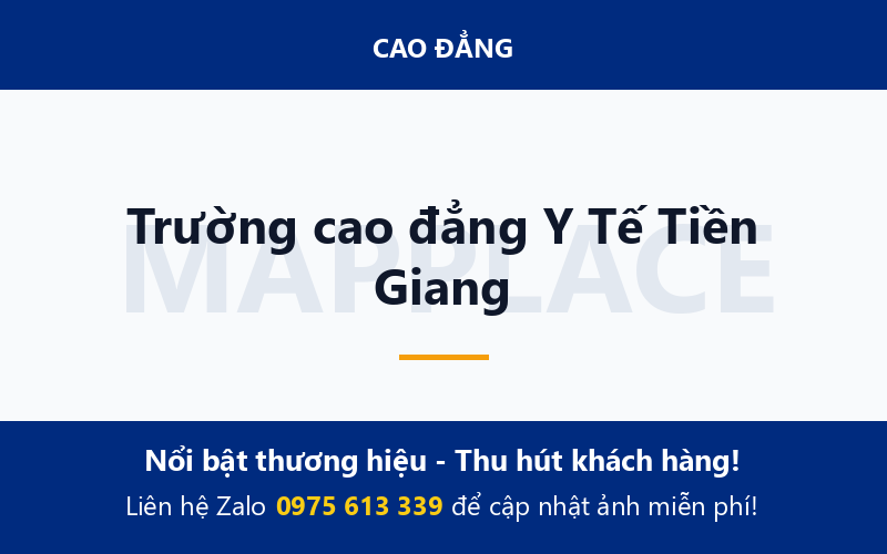 Trường cao đẳng Y Tế Tiền Giang