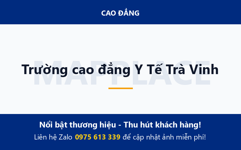 Trường cao đẳng Y Tế Trà Vinh