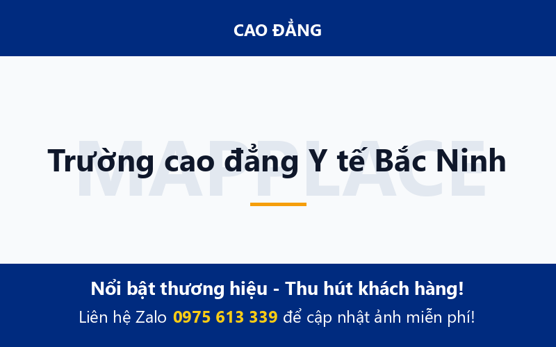 Trường cao đẳng Y tế Bắc Ninh