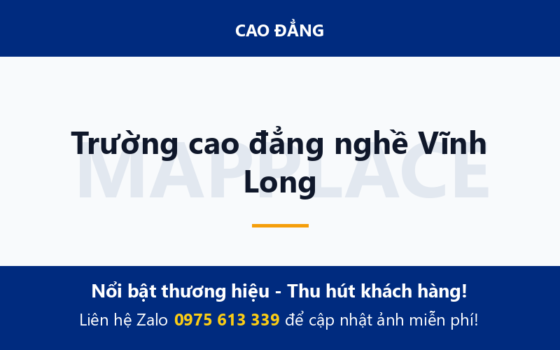 Trường cao đẳng nghề Vĩnh Long