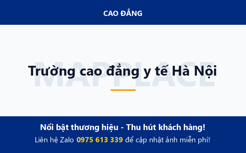 Trường cao đẳng y tế Hà Nội