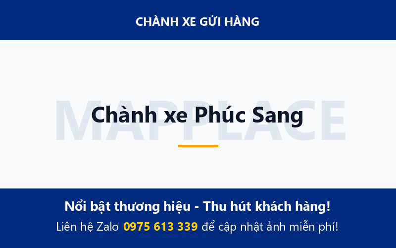 Chành xe Phúc Sang