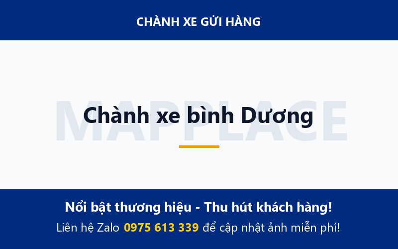 Chành xe bình Dương