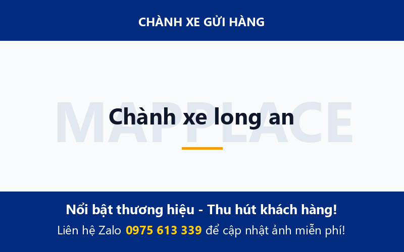 Chành xe long an