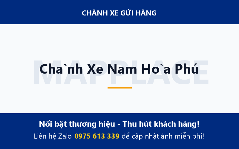 Chành Xe Nam Hòa Phú