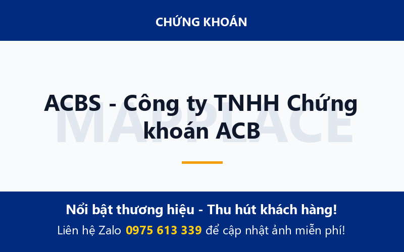 ACBS - Công ty TNHH Chứng khoán ACB