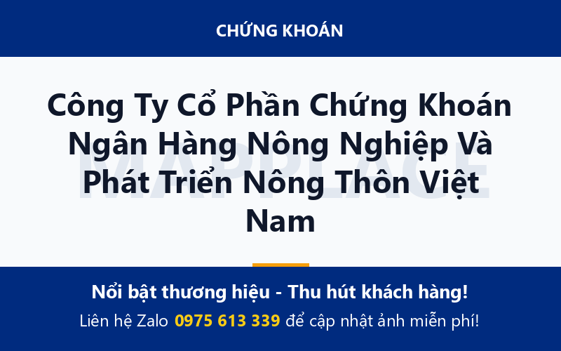 Công Ty Cổ Phần Chứng Khoán Ngân Hàng Nông Nghiệp Và Phát Triển Nông Thôn Việt Nam