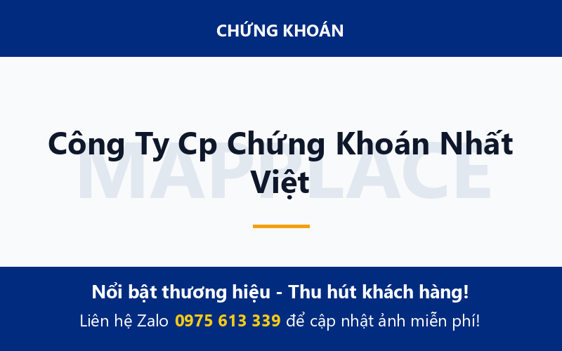 Công Ty Cp Chứng Khoán Nhất Việt