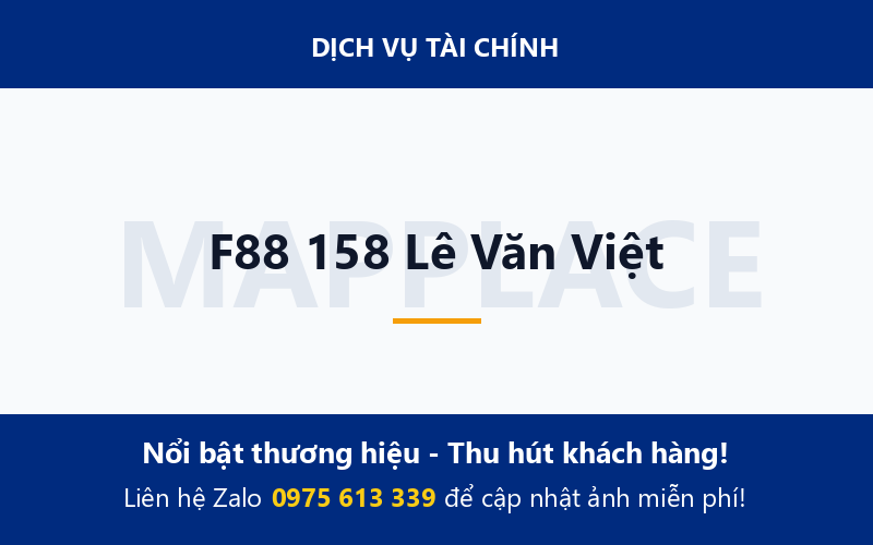 F88 158 Lê Văn Việt