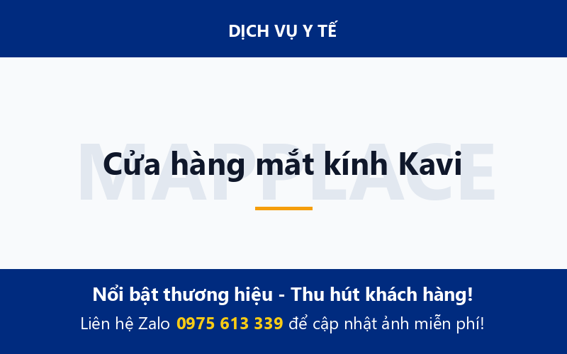 Cửa hàng mắt kính Kavi