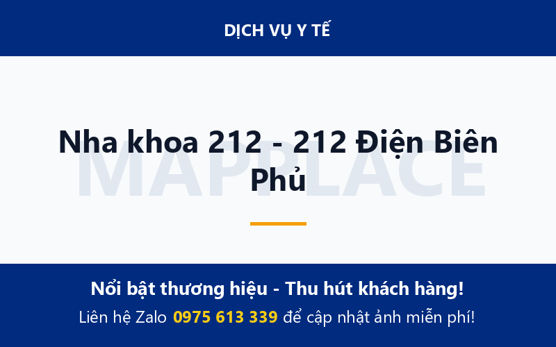 Nha khoa 212 - 212 Điện Biên Phủ