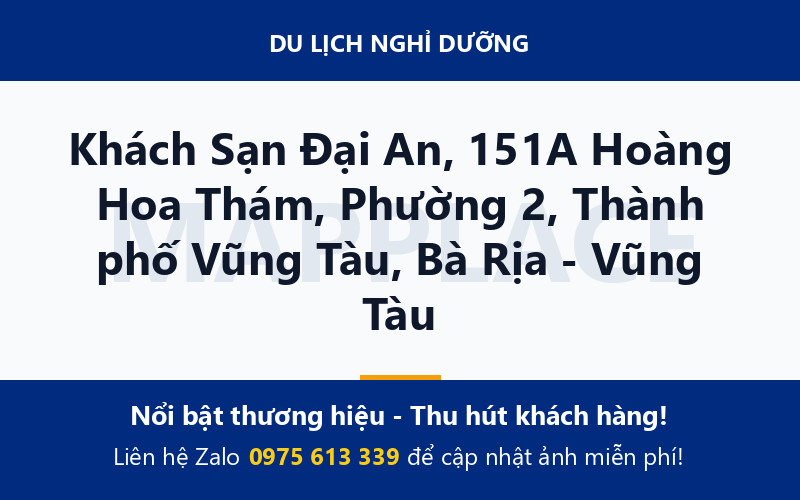 Khách Sạn Đại An, 151A Hoàng Hoa Thám, Phường 2, Thành phố Vũng Tàu, Bà Rịa - Vũng Tàu