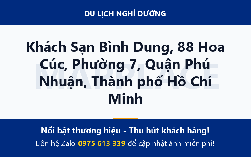 Khách Sạn Bình Dung, 88 Hoa Cúc, Phường 7, Quận Phú Nhuận, Thành phố Hồ Chí Minh