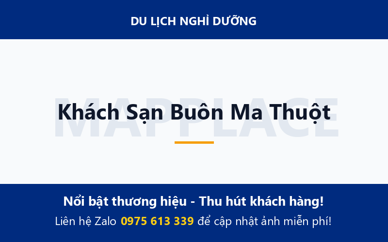 Khách Sạn Buôn Ma Thuột