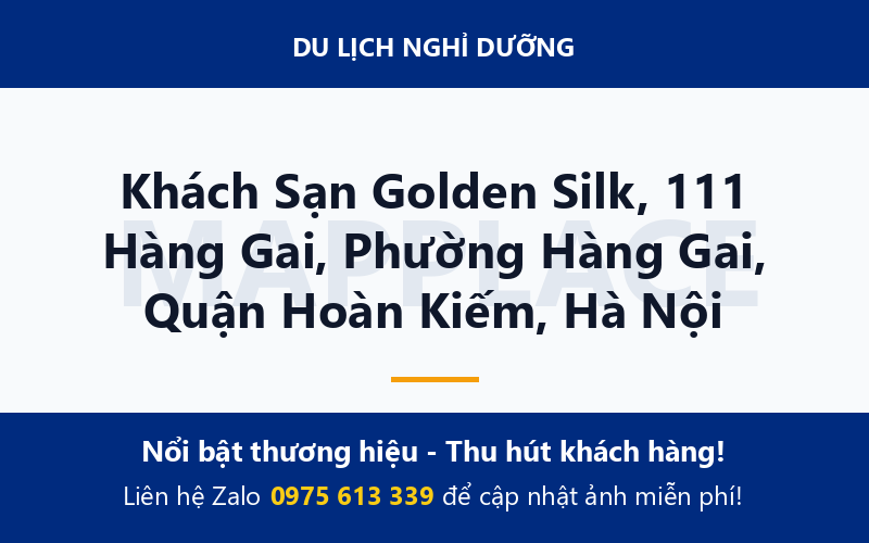 Khách Sạn Golden Silk, 111 Hàng Gai, Phường Hàng Gai, Quận Hoàn Kiếm, Hà Nội