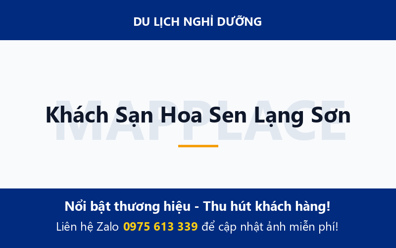 Khách Sạn Hoa Sen Lạng Sơn