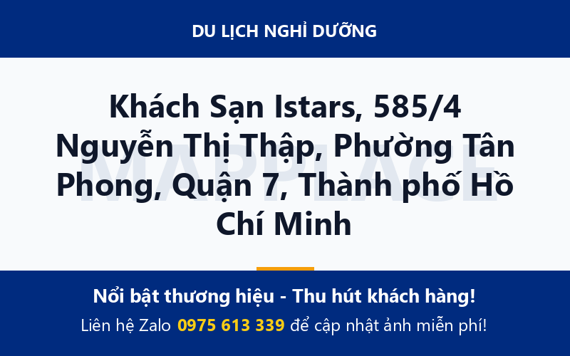 Khách Sạn Istars, 585/4 Nguyễn Thị Thập, Phường Tân Phong, Quận 7, Thành phố Hồ Chí Minh
