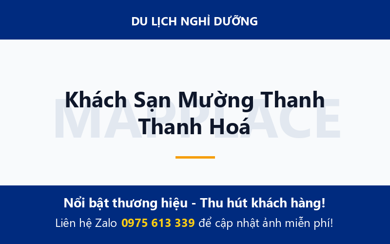 Khách Sạn Mường Thanh Thanh Hoá